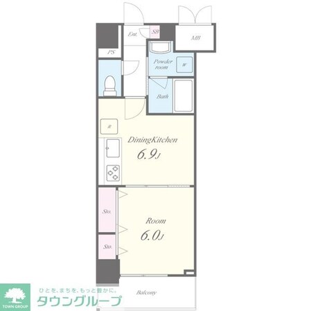 Wコート城西の物件間取画像